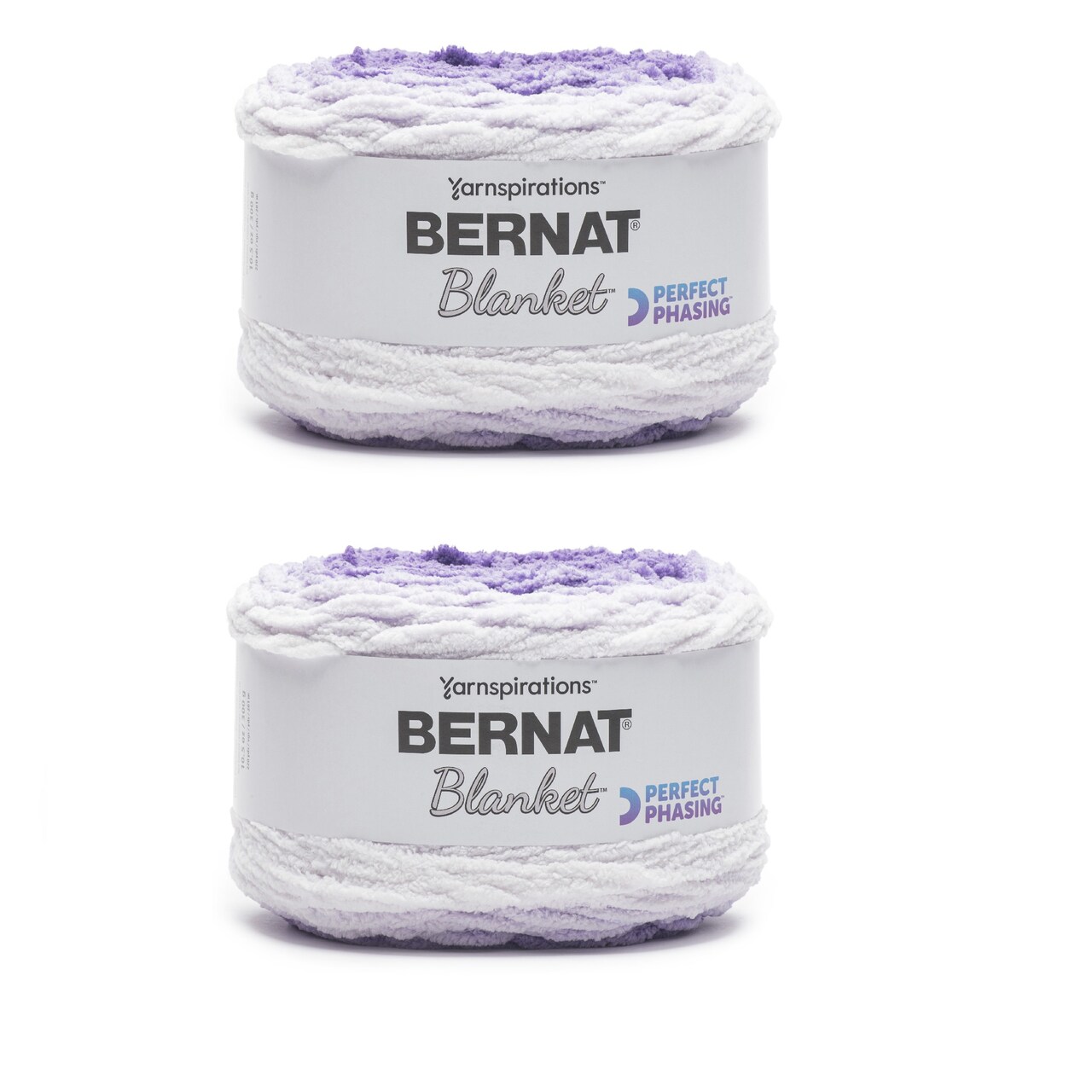 Multipack of 2 - Bernat Blanket Perfect Phasing Yarn-Dark Orchid